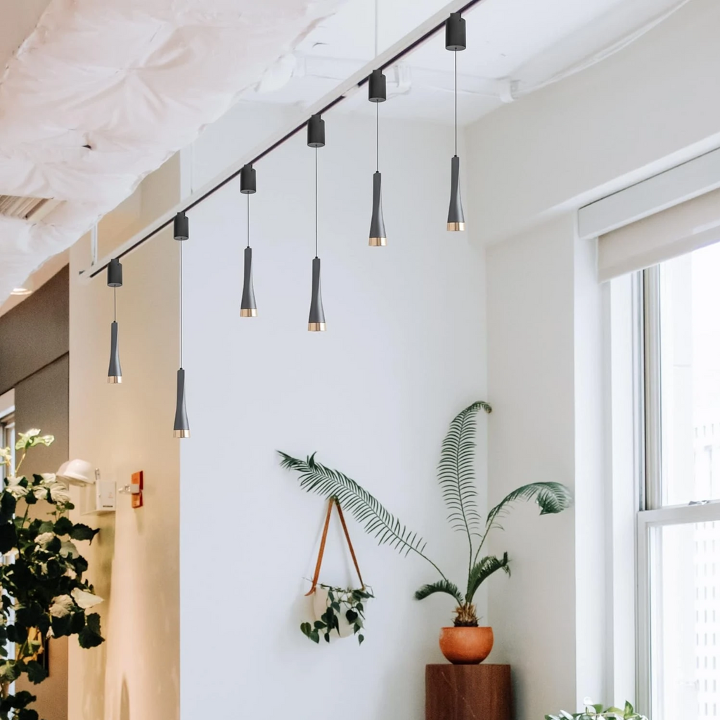 Adjustable Length and Levitate Track Pendant Light Retractable Lift Led Light for Decoration
