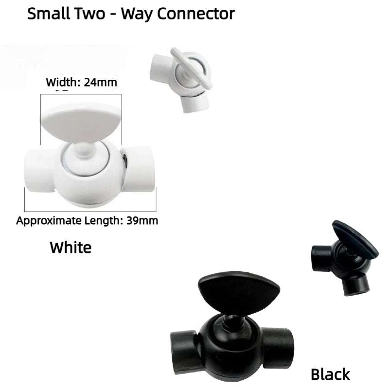 Kiven Floor Lamp Zinc Alloy Fittings: Double - Way/Three - Way/Four - Way Adapter, Angle - Adjustable Universal Joint, Swing Arm Lamp & Desk Lamp Universal Head