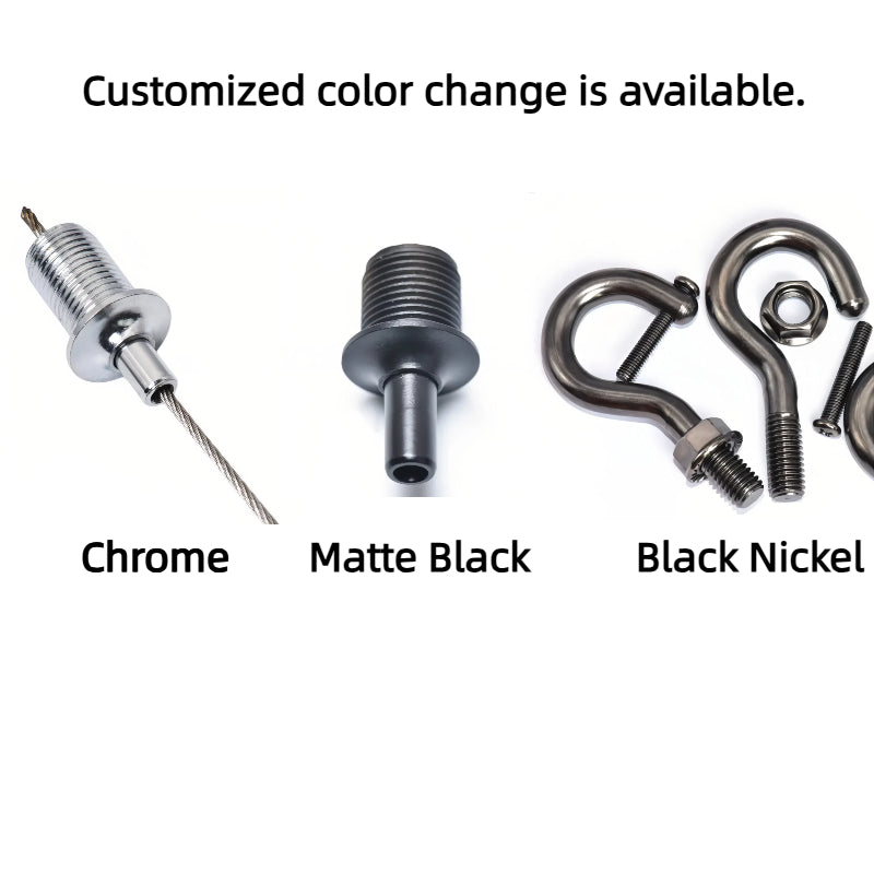 High Bay Light Hook | 60kg Support | Chrome, Black – KivenLighting