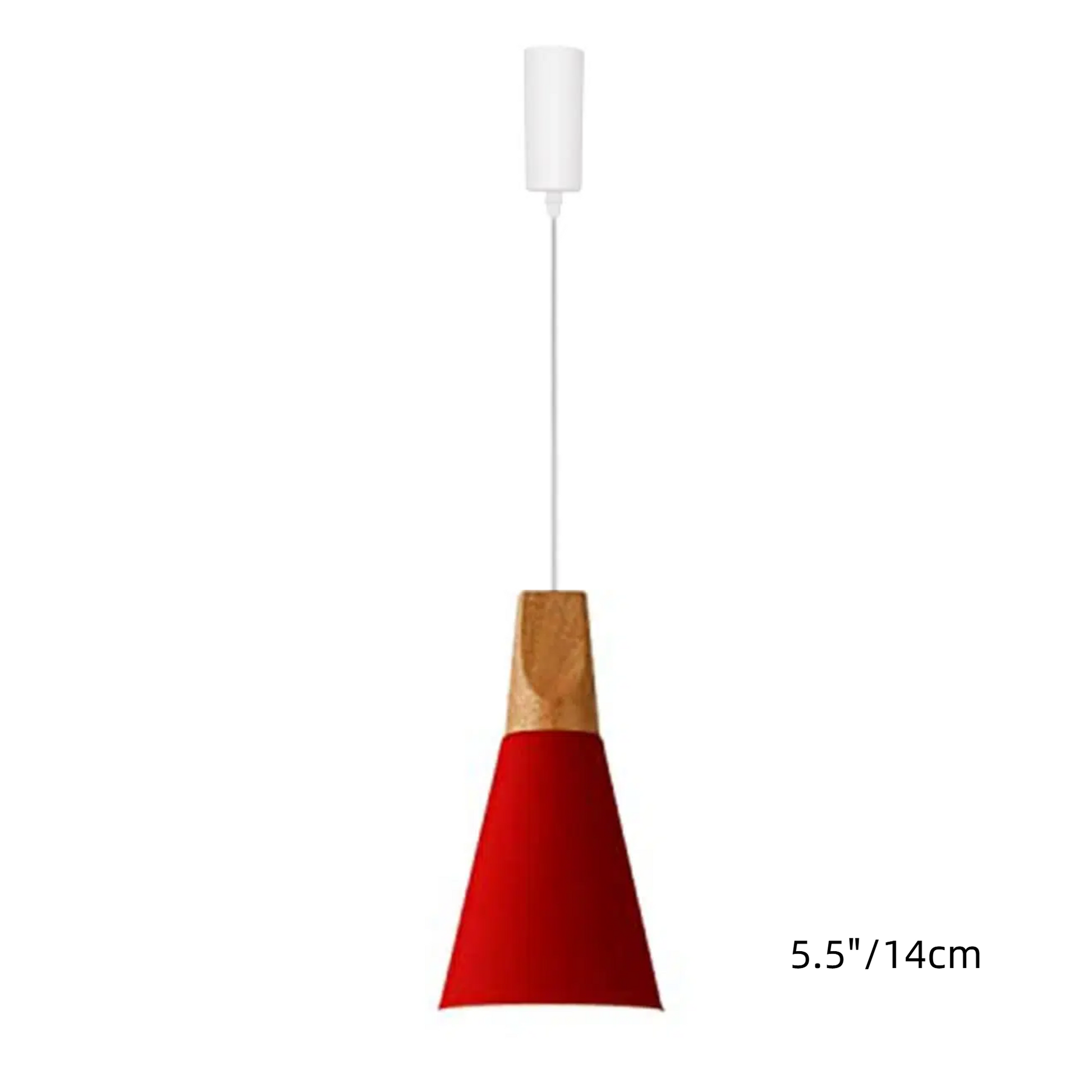 H-Type Track Pendant Lighting White Scandinavian Style Pendant Lights for Kitchen, Dining Room, Bedroom Modern Wood and Aluminum Light(Bulb & Track Rail NOT included)