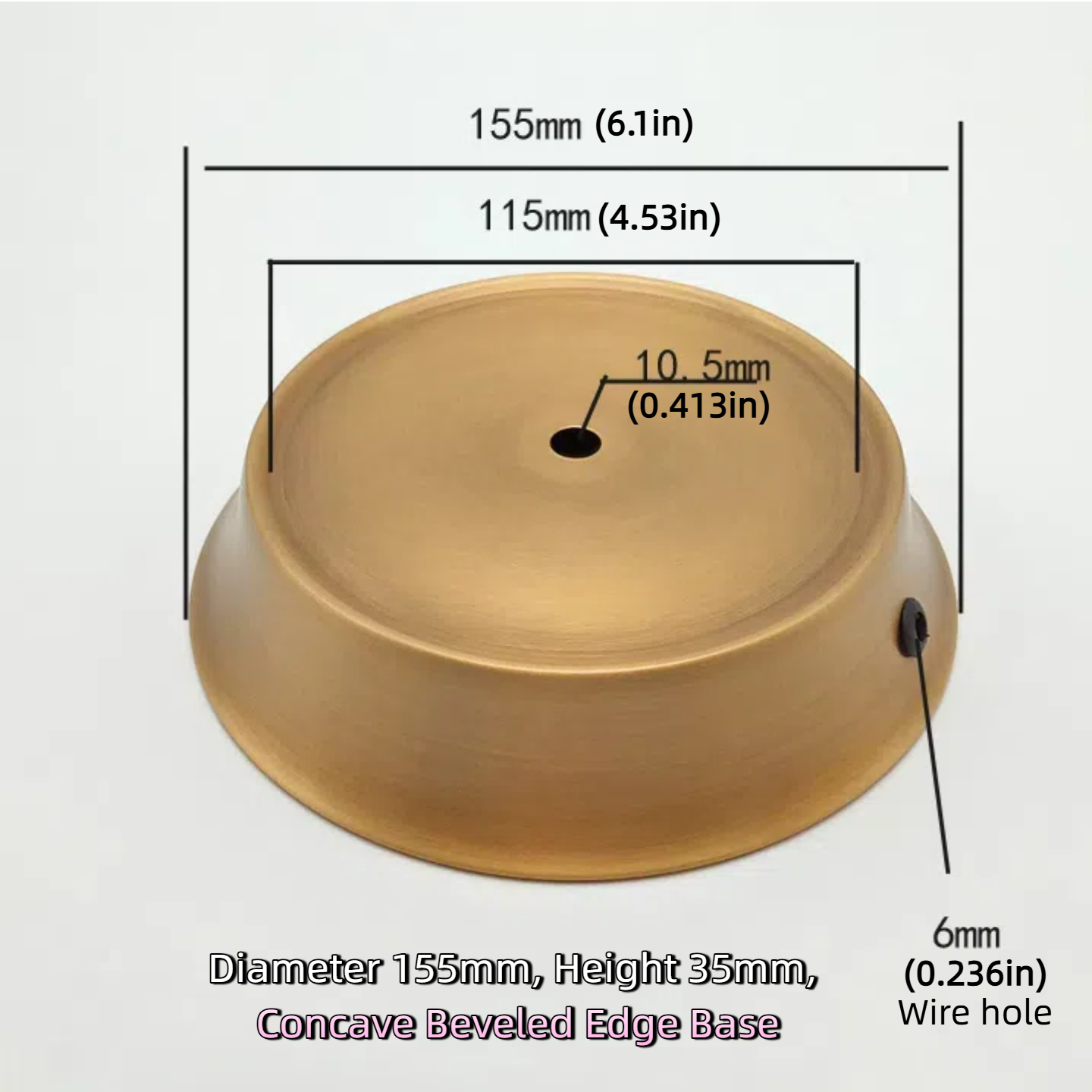 Copper Table Lamp Bases for DIY Assembly and Custom Lighting Fixtures (Suitable for Indoor Use)