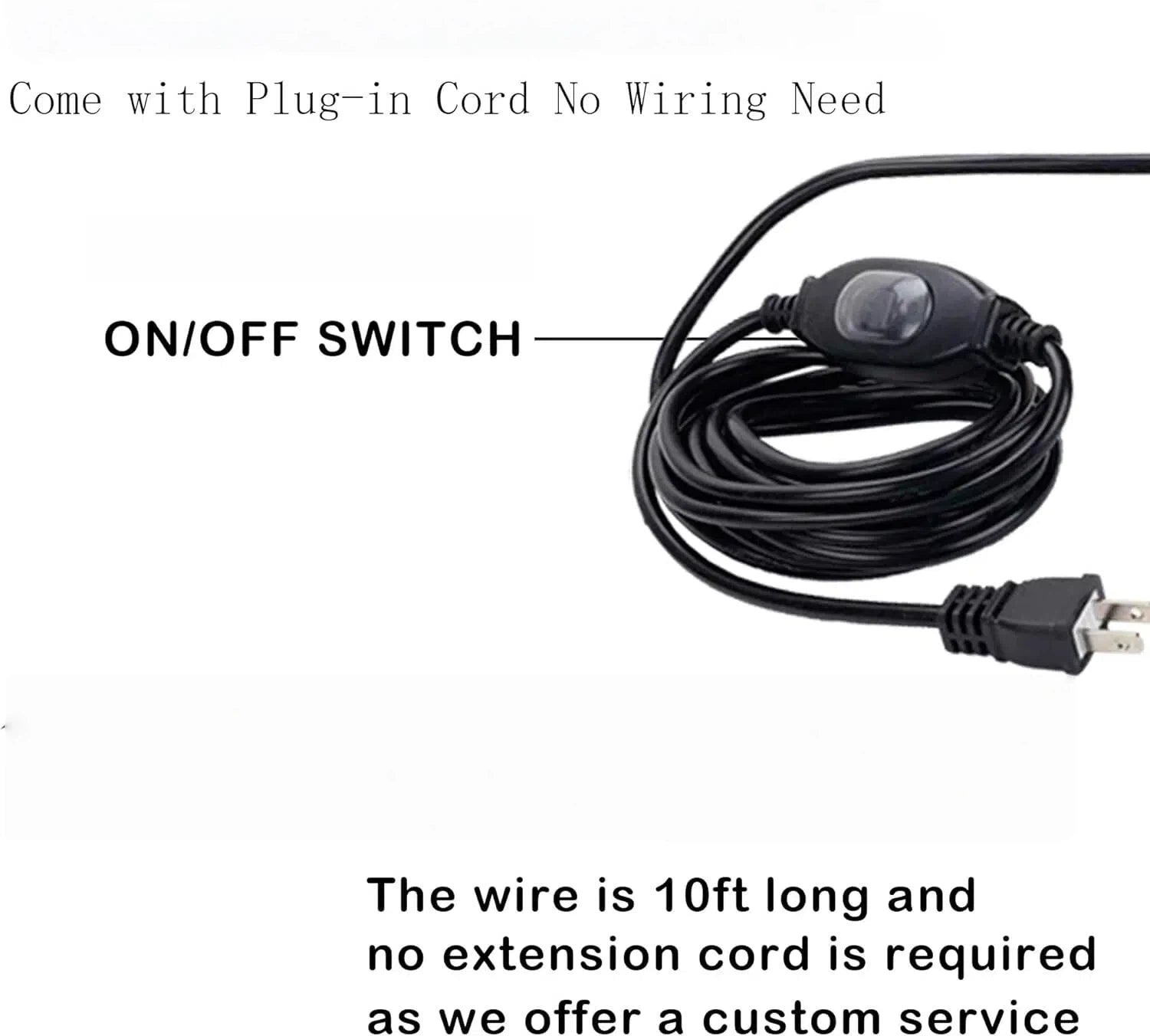 Kiven Long Range Remote Square Wash Wall Lights Include Bracket Shop Signs Billboards 10W 3000K 960 Lumens 9.84ft Plug-in Cord No Wiring Need for Yard, Patio, Garden, Garage Exterior Walls