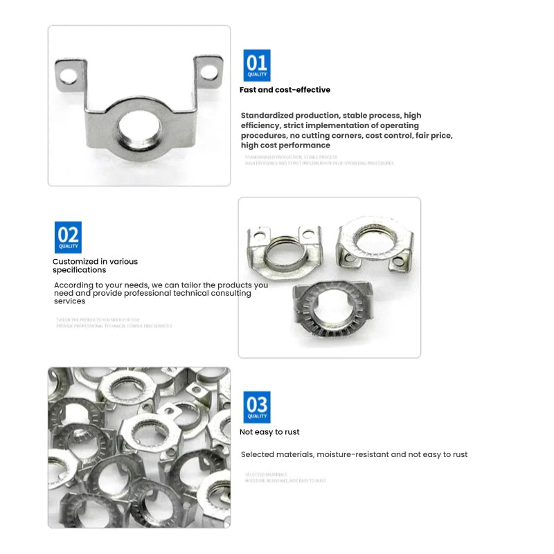 Kiven Producing Lighting Accessories, High-Quality Lamp Holder Brackets, Several-Character-Shaped Brackets, Lighting Hardware Stamping Parts