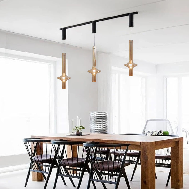 Kiven Nordic Modern Minimalist Single - Head Glass Pendant: A Touch of Luxury for Dining Rooms, Cafes, Bedroom Corners, Retail Stores & Bars