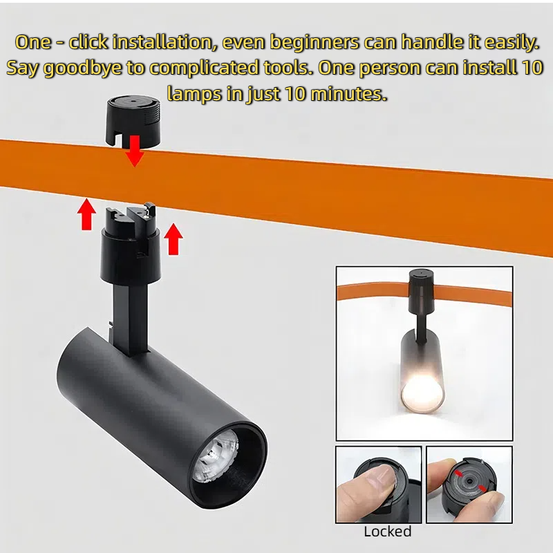 Kiven Semi - Flexible Golden Track Strip: Moldable, Surface - Mounted for Home & Clothing Stores, Track Light