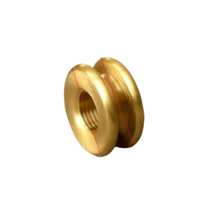Brass turned part for Bohemian lamps. M10X1 thread. Antique brass, ideal for DIY assembly of vintage-style lighting fixtures.