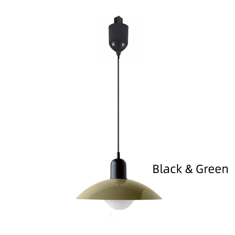 Kiven Nordic Style Simple Creative Retro Macaron H-Type Track Chandelier - Suitable for Dining Room, Bedroom & Bedside