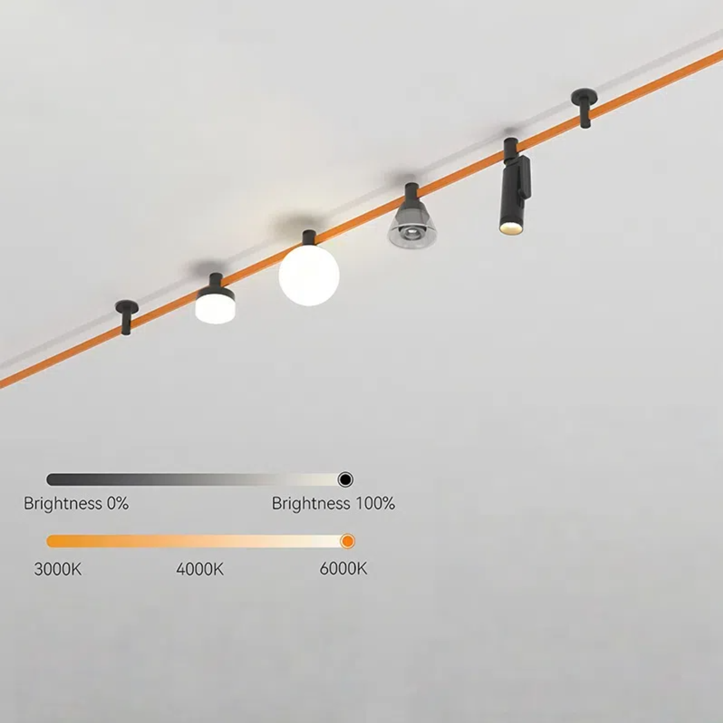 Kiven Semi - Flexible Golden Track Strip: Moldable, Surface - Mounted for Home & Clothing Stores, Track Light