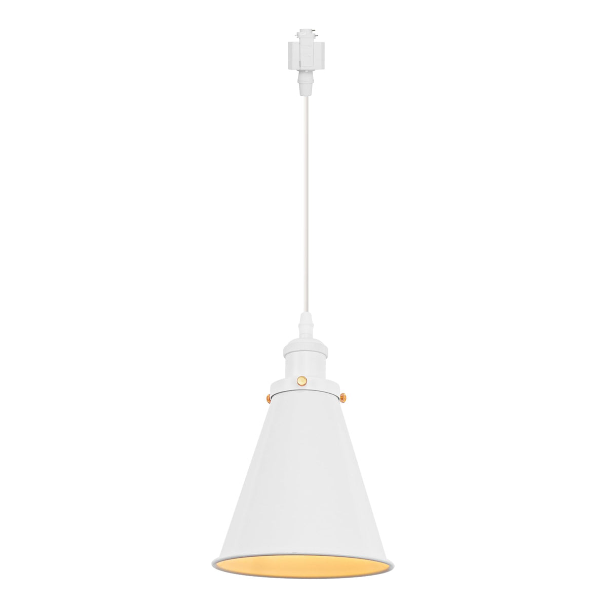 Kiven H-Type Track Lighting, 3-Light Modern Halo Track Pendant Light with Metal Lampshade,Dimmable H Track Light Pedant for Kitchen Island Home Cafe Bedroom, Cord Length 39.4",Silver Finish