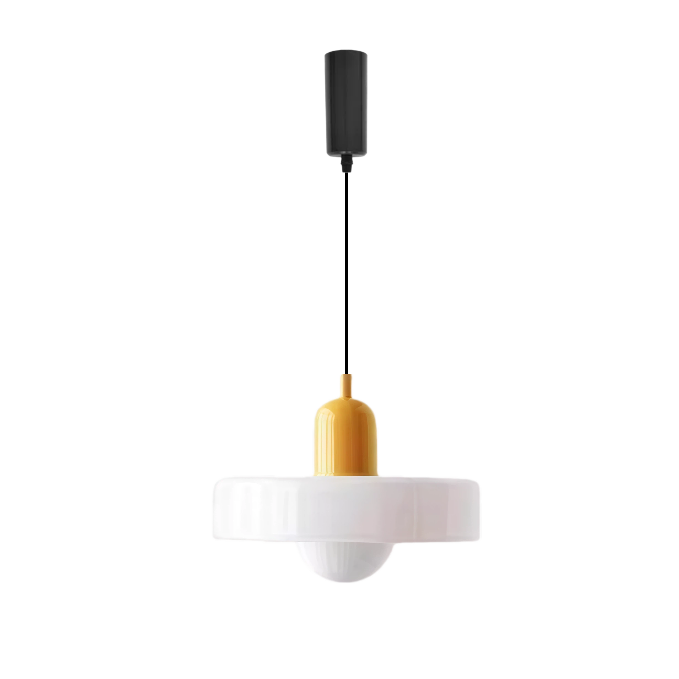 Kiven Minimalist Geometric Pendant Light with "Ring + Sphere" Double Shape, Compact Size Perfect for Hanging Over Dining Table, Bar & Kitchen Island