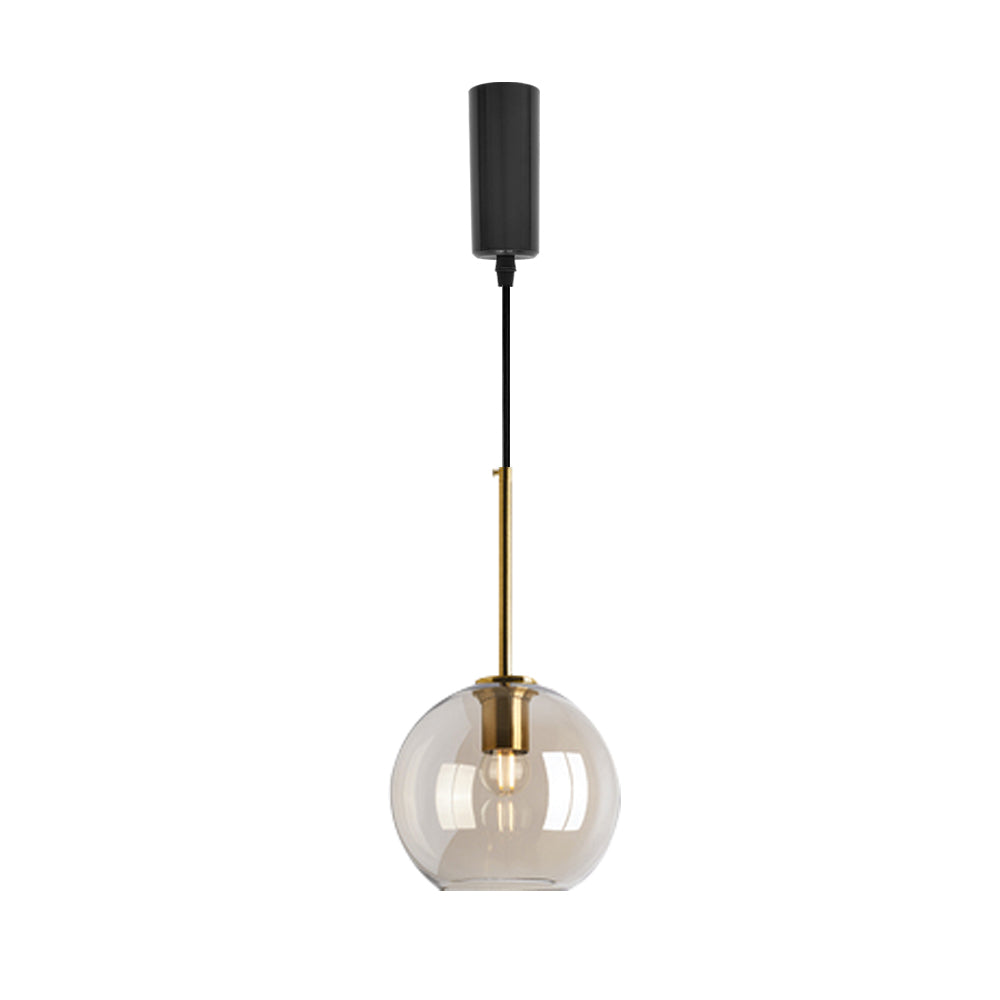 Track Pendant Lighting Modern H Track Lighting Heads Adjustable Height Decorate for Kitchen, Dining Room,loft aisle bar Glass Globe (Bulb & Track Rail NOT included)