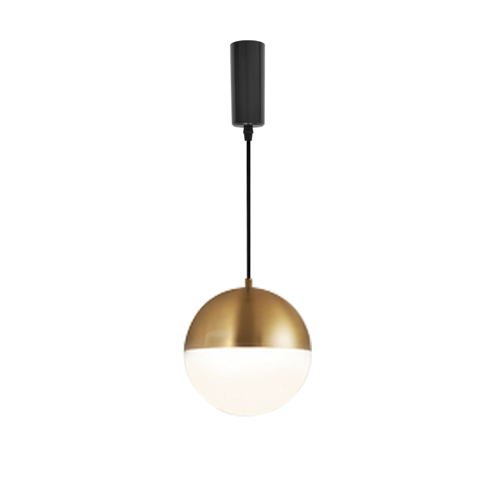 H Track Lighting Heads Adjustable Height Glass Globe lampshade Art Modern H Type Track Lighting Pendant for Kitchen, Gallery 1-Light (Bulb & Track Rail NOT included)