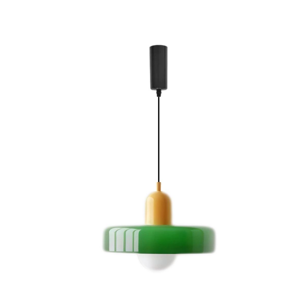 Kiven Minimalist Geometric Pendant Light with "Ring + Sphere" Double Shape, Compact Size Perfect for Hanging Over Dining Table, Bar & Kitchen Island