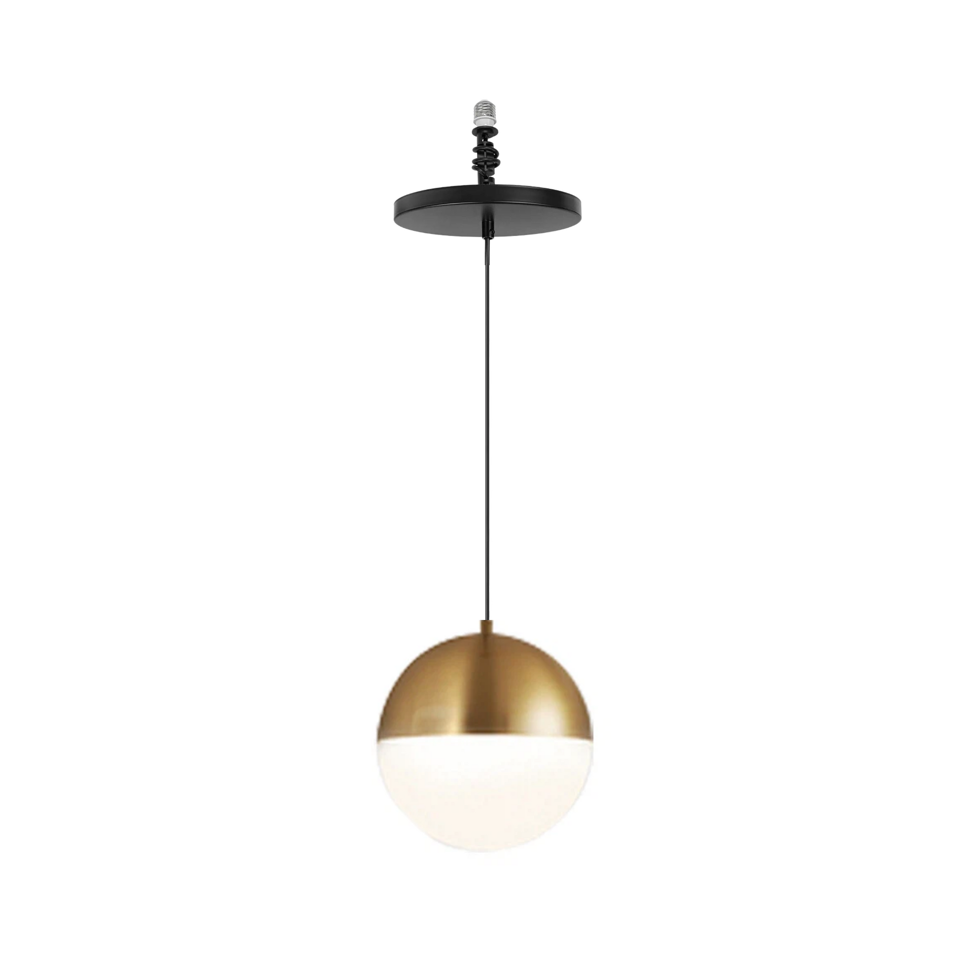 H Track Lighting Heads Adjustable Height Glass Globe lampshade Art Modern H Type Track Lighting Pendant for Kitchen, Gallery 1-Light (Bulb & Track Rail NOT included)