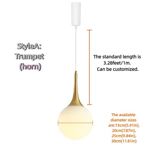 Kiven Nordic Luxury Pendant Light | Gold Electroplated Glass Globe for High-End Ambiance Lighting in Dining, Bar & Boutique Spaces