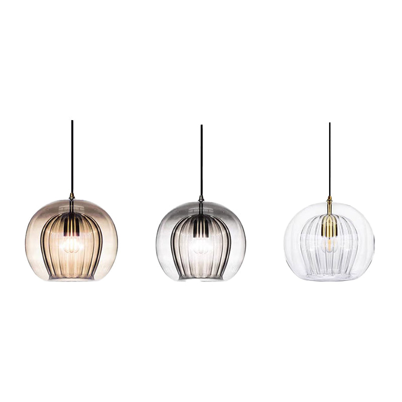Kiven Nordic - Style Single - Head Glass Pendant Light for Dining Room, Modern Minimalist & Luxurious, Ideal for Cafe, Bedroom, Store & Bar