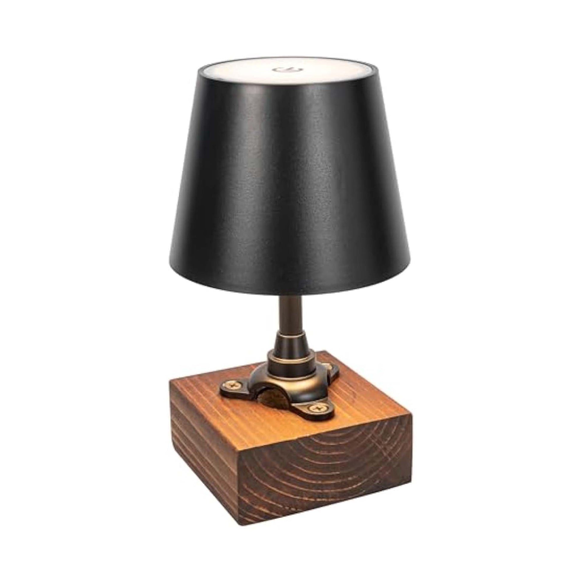 Kiven Cordless Table Lamp,1-Light Dimmable Bedside Lamps for Nightstand with 3 Colors Mode, Farmhouse Rechargeable Desk Lamps for Reading Home Decor Bedside TD1037