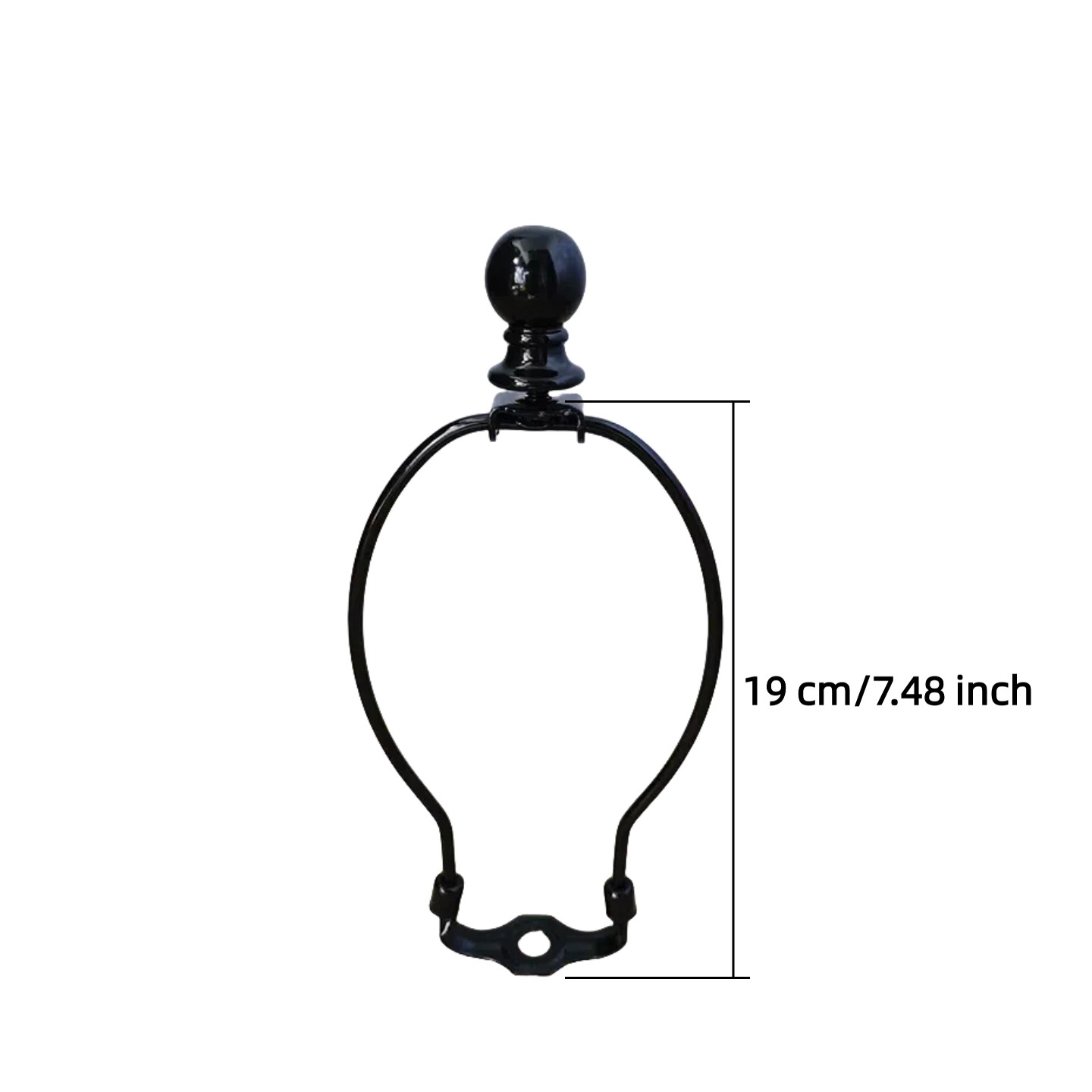 Black Iron Art Horn Stands for DIY American-Style Table Lamp Assembly (with Voltage Compatibility)
