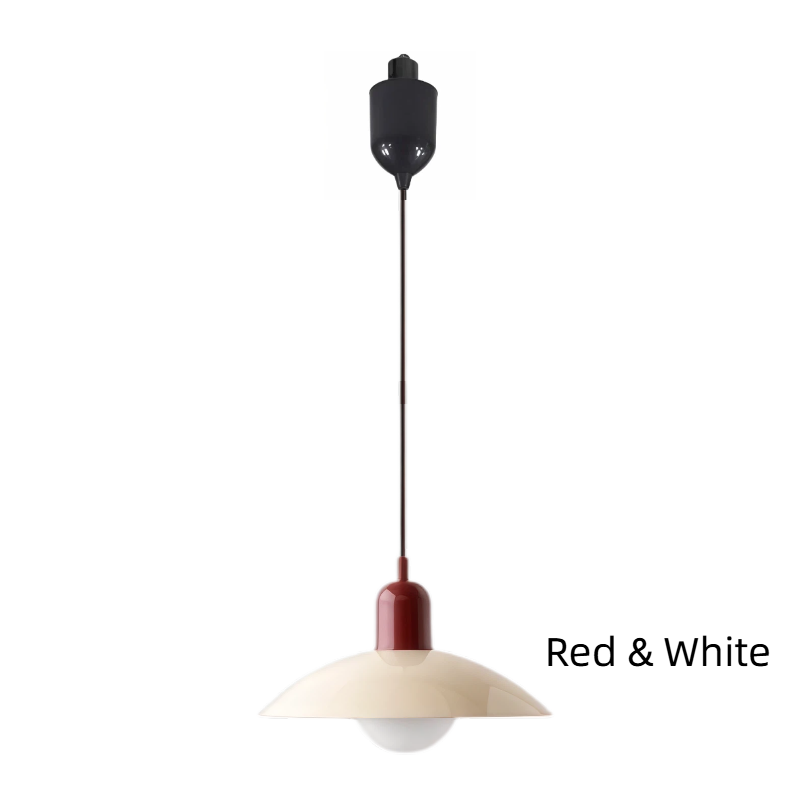 Kiven Nordic Style Simple Creative Retro Macaron H-Type Track Chandelier - Suitable for Dining Room, Bedroom & Bedside