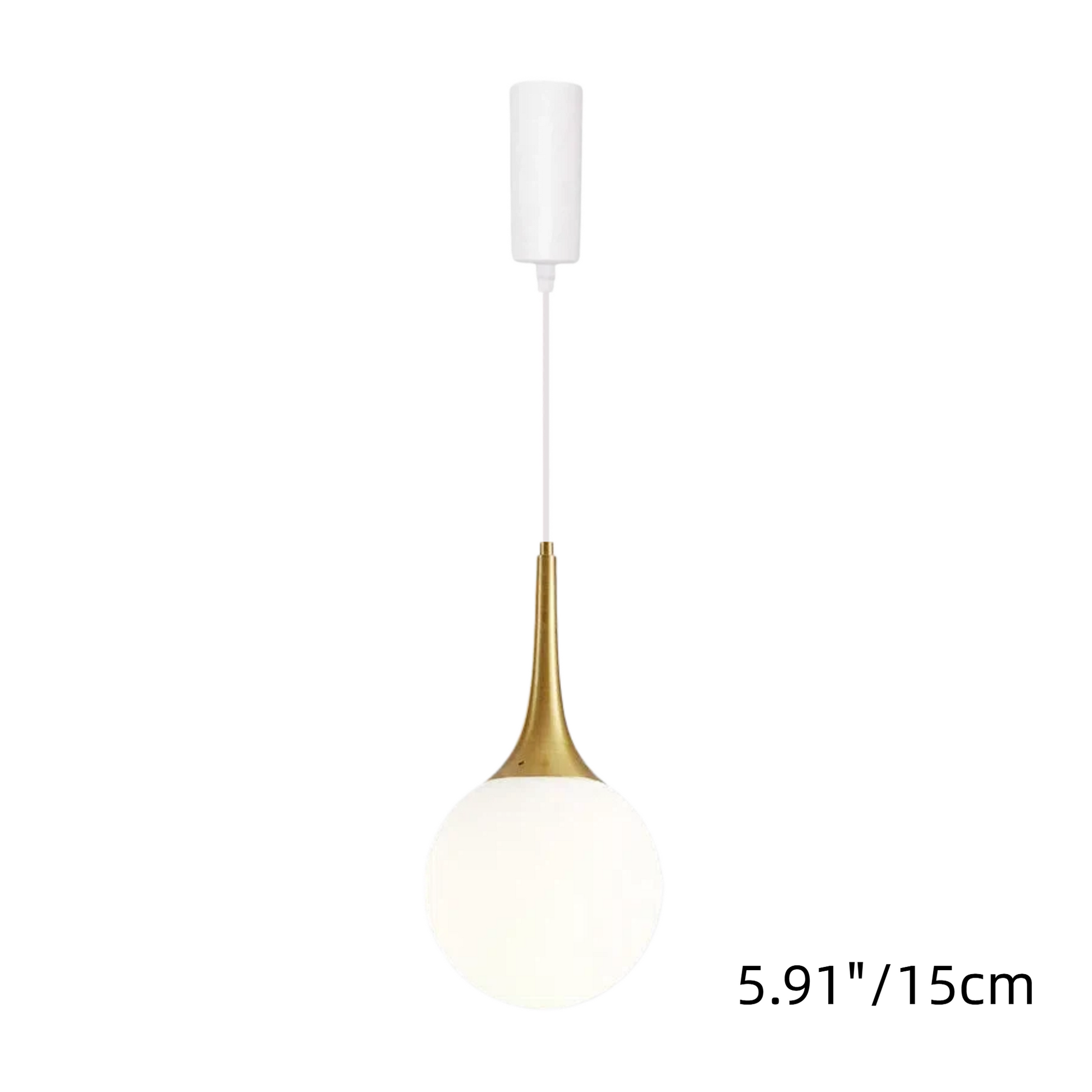 Kiven Nordic Luxury Pendant Light | Gold Electroplated Glass Globe for High-End Ambiance Lighting in Dining, Bar & Boutique Spaces