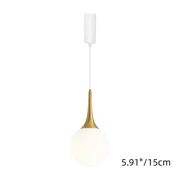 Kiven Nordic Luxury Pendant Light | Gold Electroplated Glass Globe for High-End Ambiance Lighting in Dining, Bar & Boutique Spaces