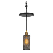 Load image into Gallery viewer, Ceiling Spotlights Remodel Droplight Black Hollow Shade Retro Design Hanging Light Conversion Kit For E26 Ceiling Lamp