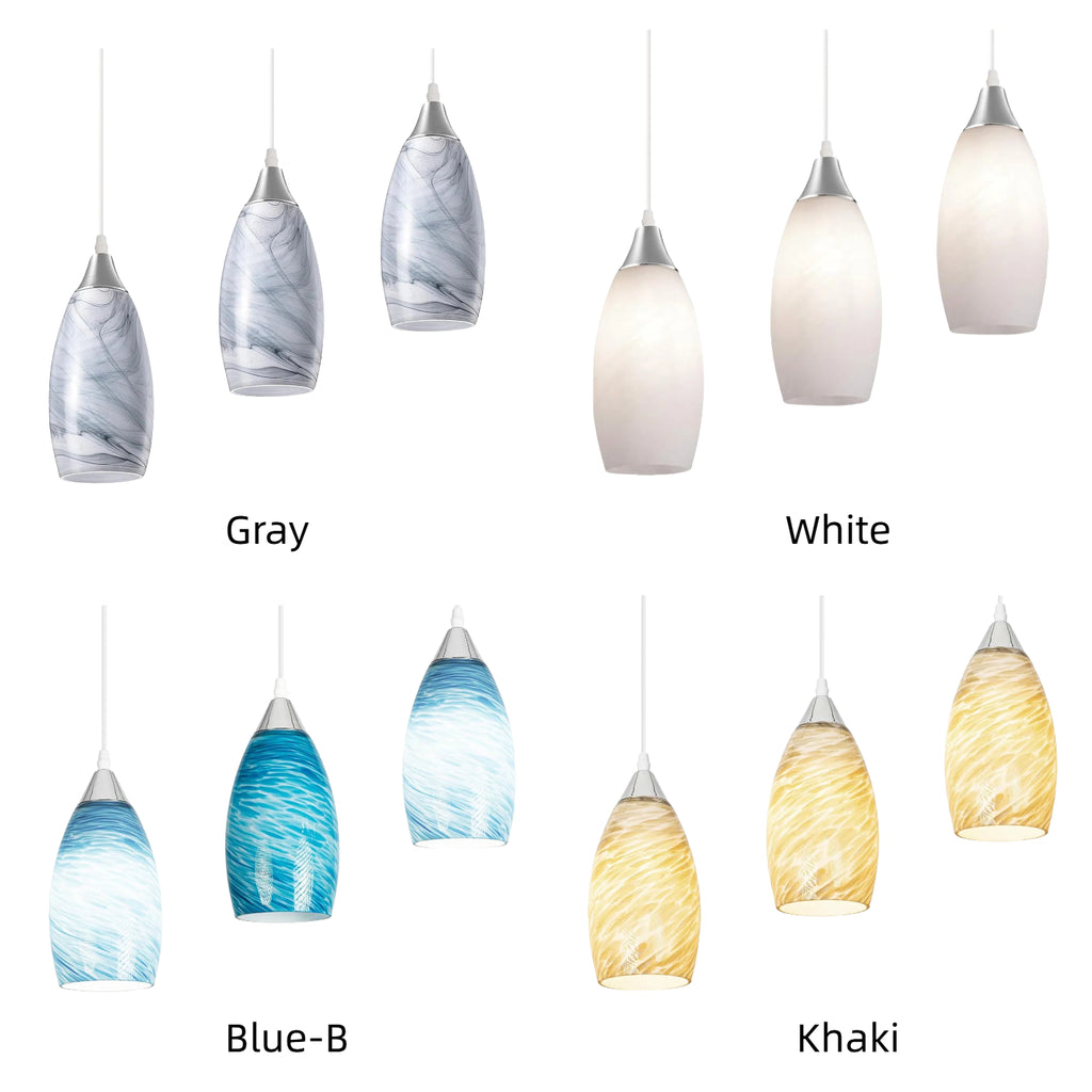 Kiven H-Type Track Lighting Pendants Adjustable Height,Modern h Track Pendant Lights with Grey Marble Glass Lampsade,Decorative Track Lighting Fixture for Kitchen Island Hallway, 3-Light