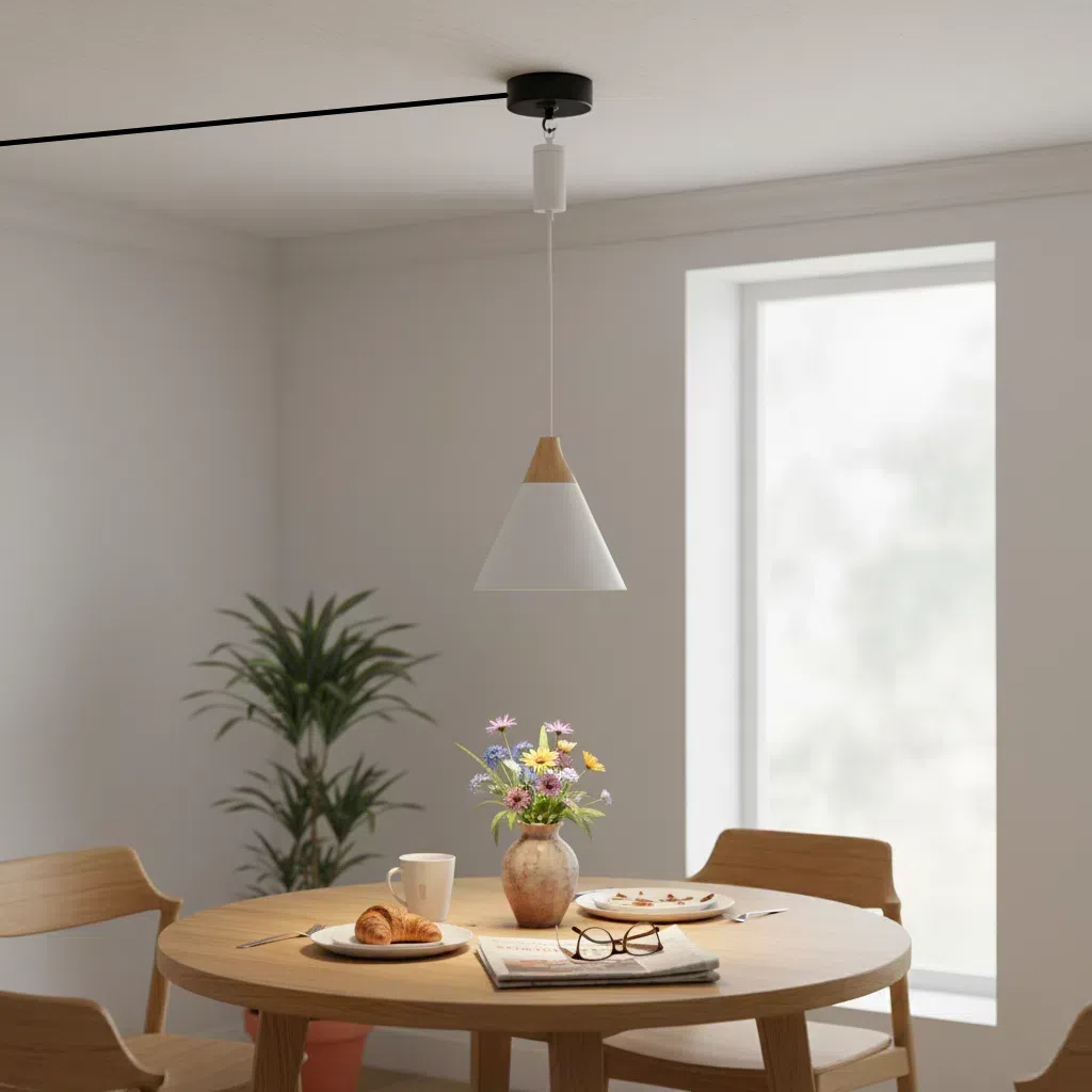 Kiven Black Ceiling Fixture with Socket, with Plug-in Cord with Switch, Electric Canopy Kit with 10lb Capacity Hook, for Fan, Camera and Christmas Lights DIY, Metal, Customizable