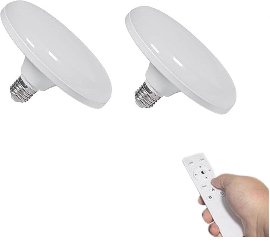 7W Lighting Bulb E26 Base Stepless Dimmable Remote Control LED Bulb