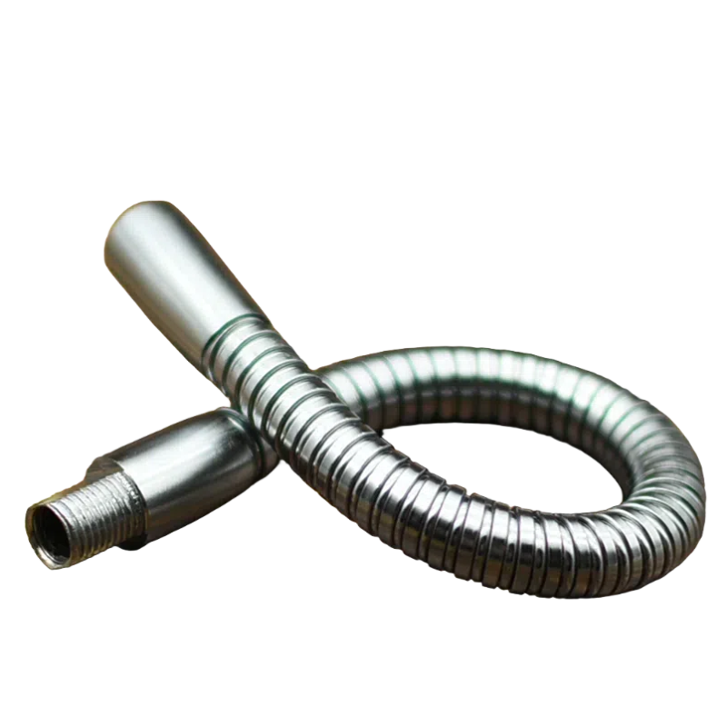 2-Pack Flexible Gooseneck Tube for LED Spotlights: 10mm Diameter, DIY Table Lamp Clip - on Hose & Lighting Fixture Part