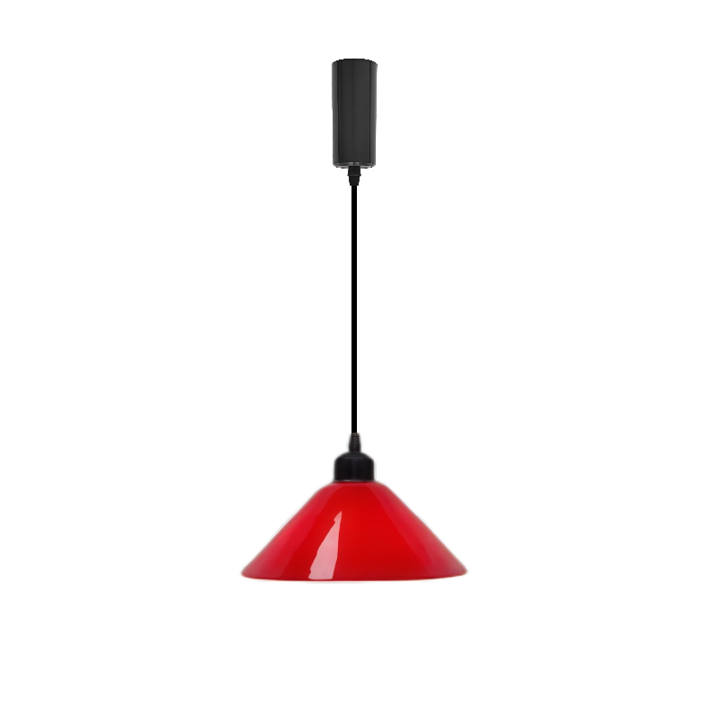 Kiven Retro H Track Pendant Light, Nordic Vintage American Farmhouse Industrial Green Glass Shade, for Cafe Bar Restaurant Hallway Lighting