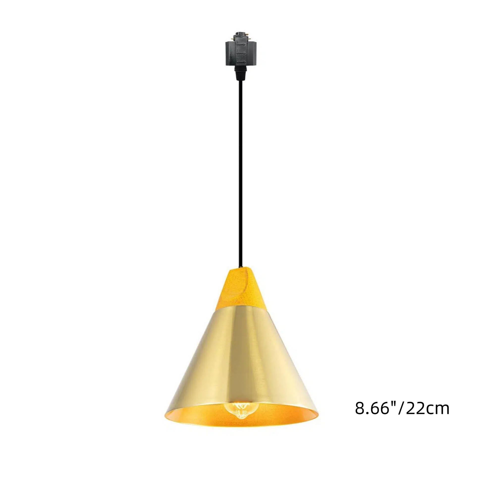 H-Type Track Pendant Lighting White Scandinavian Style Pendant Lights for Kitchen, Dining Room, Bedroom Modern Wood and Aluminum Light(Bulb & Track Rail NOT included)