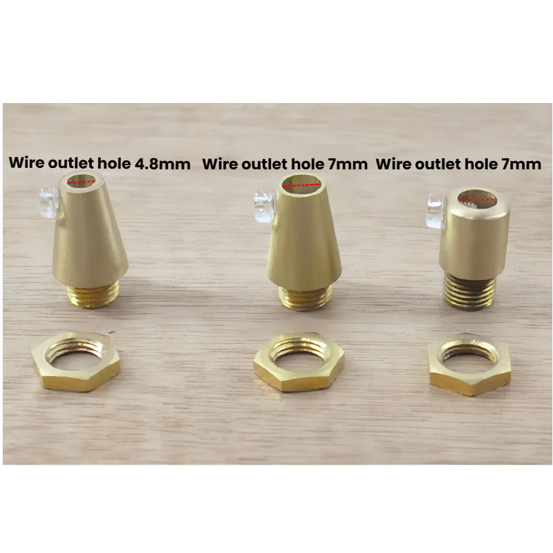 Kiven Wire Locking Device, Pure Copper Clip Wire Lock, 3-7mm Wire Tightening Regulator, Pendant Light Fixture Hanging Wire Fixing