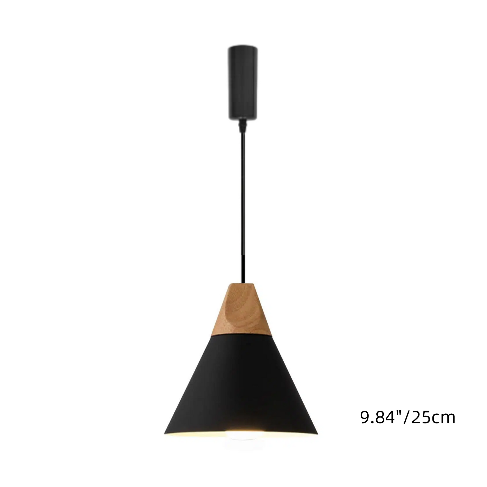 H-Type Track Pendant Lighting White Scandinavian Style Pendant Lights for Kitchen, Dining Room, Bedroom Modern Wood and Aluminum Light(Bulb & Track Rail NOT included)