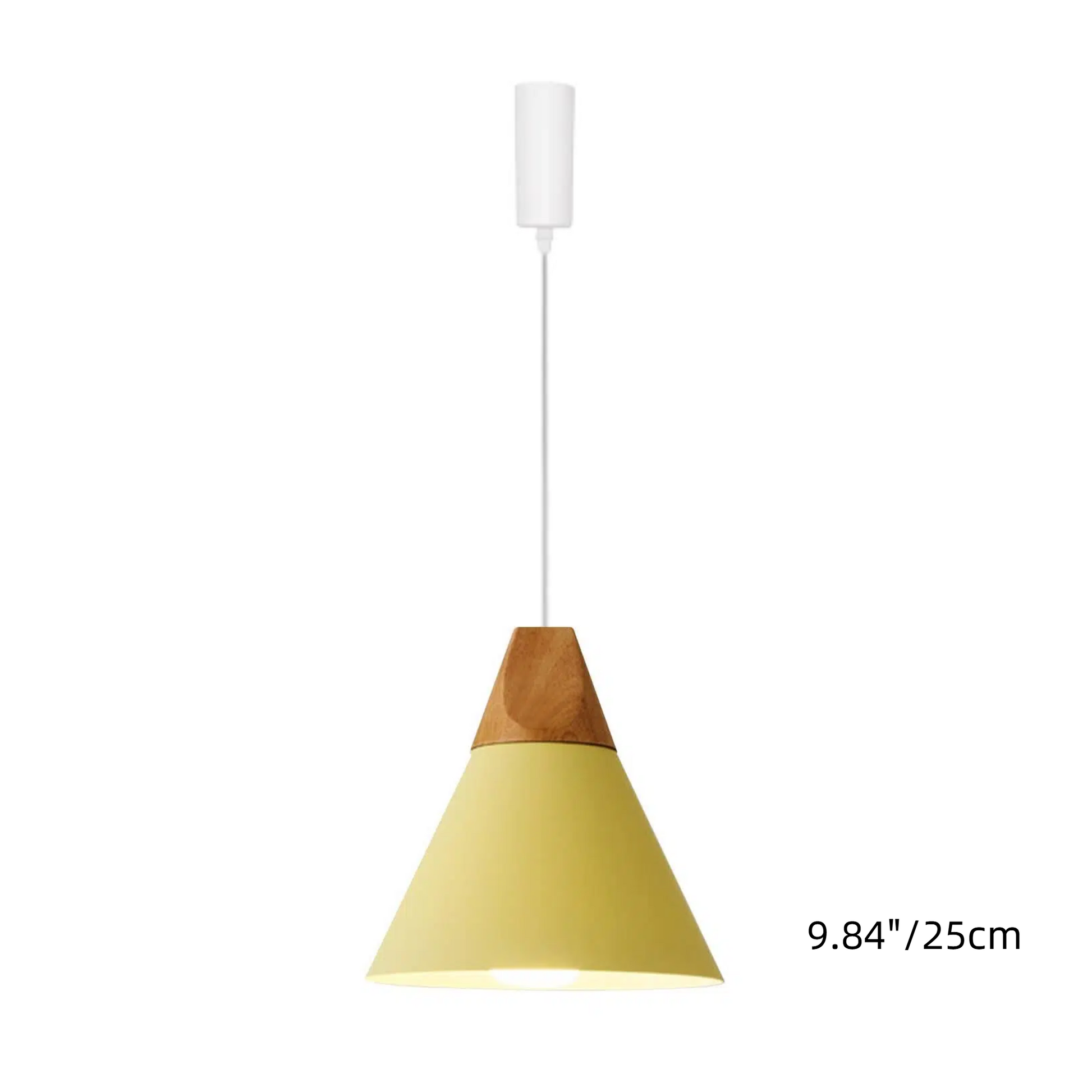 H-Type Track Pendant Lighting White Scandinavian Style Pendant Lights for Kitchen, Dining Room, Bedroom Modern Wood and Aluminum Light(Bulb & Track Rail NOT included)