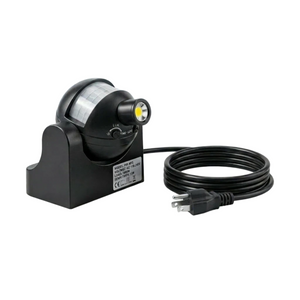 Outdoor Motion Sensor Spotlight, IP44 Waterproof, US 3-Prong Plug, Security Light for Garden & Yard