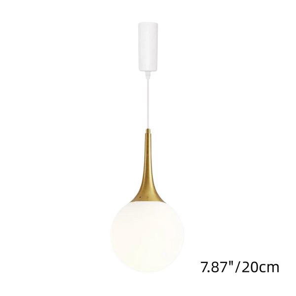 Kiven Nordic Luxury Pendant Light | Gold Electroplated Glass Globe for High-End Ambiance Lighting in Dining, Bar & Boutique Spaces