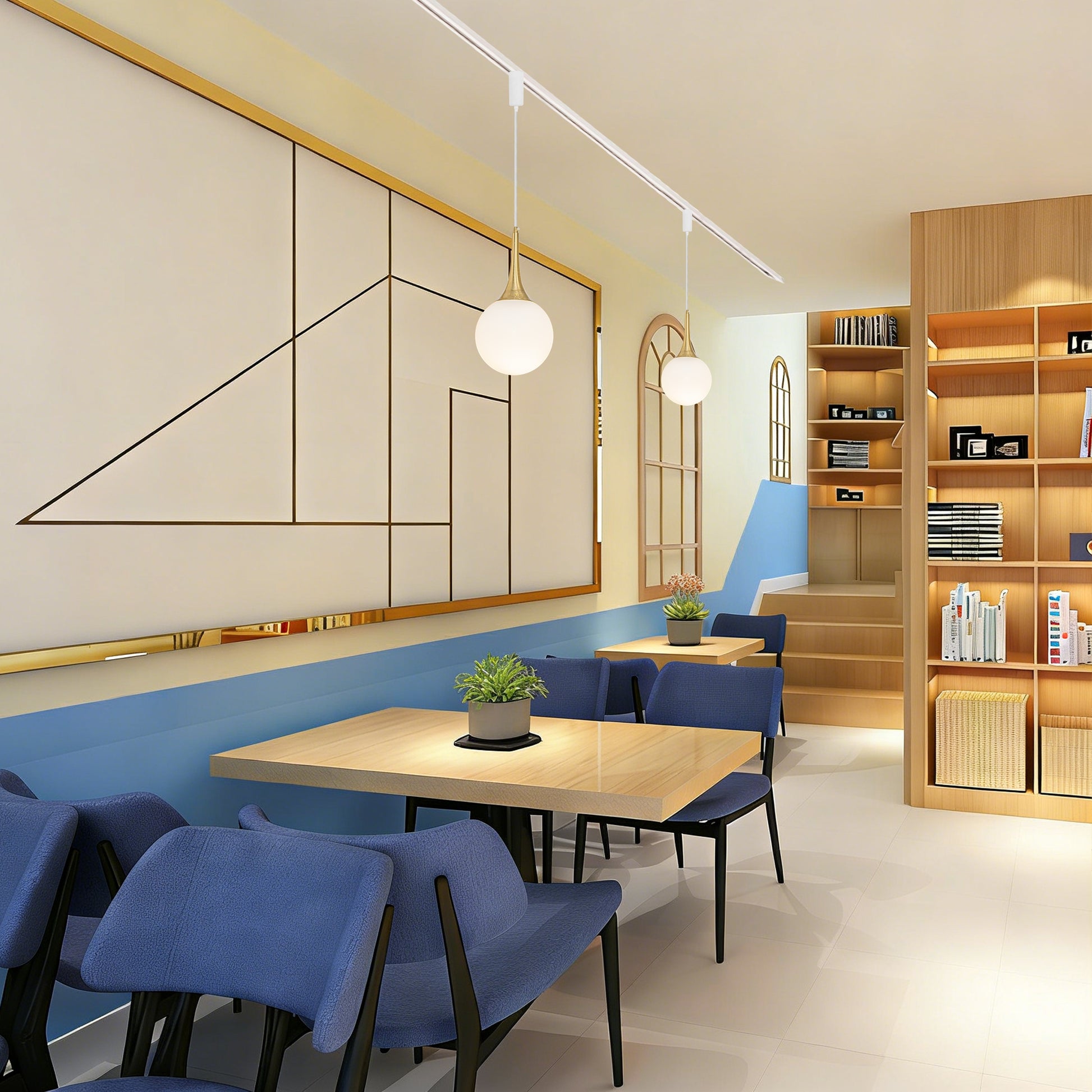 Kiven Nordic Luxury Pendant Light | Gold Electroplated Glass Globe for High-End Ambiance Lighting in Dining, Bar & Boutique Spaces