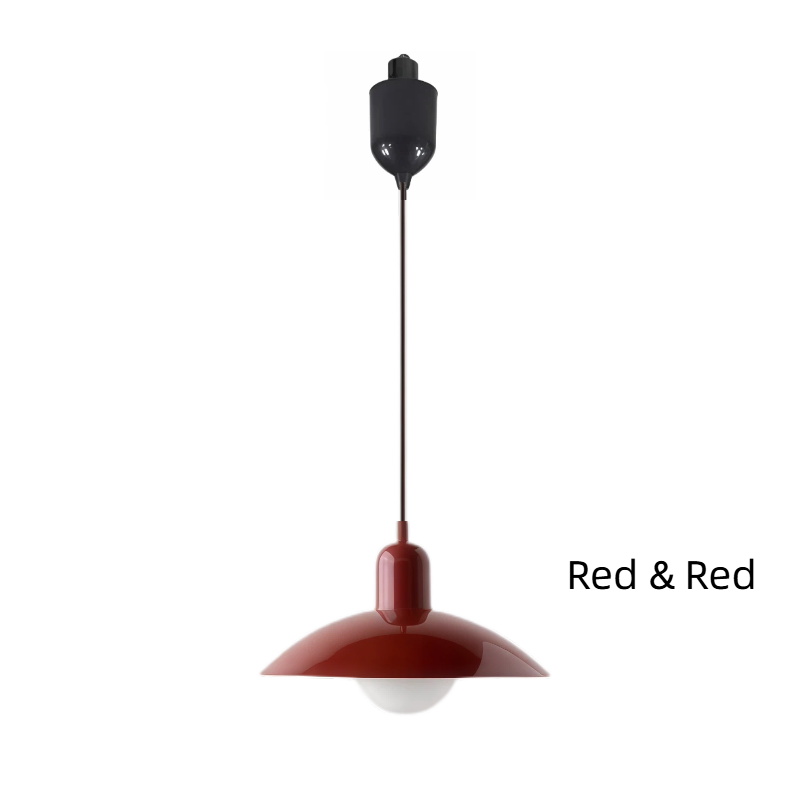 Kiven Nordic Style Simple Creative Retro Macaron H-Type Track Chandelier - Suitable for Dining Room, Bedroom & Bedside