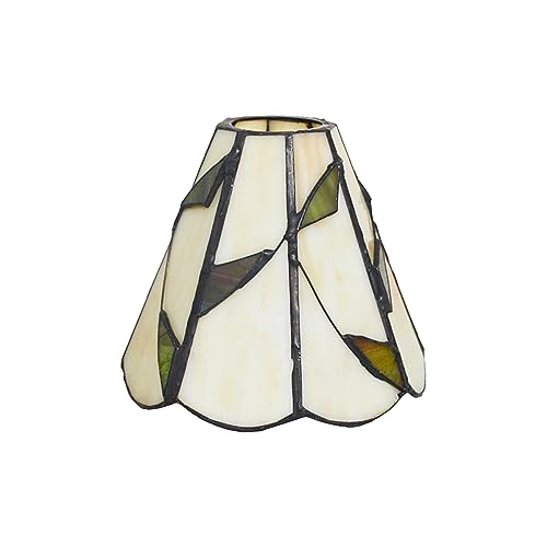 1 Pack Handmade Lamp Accessories Lamp Shades Glass With Tree Leaf Pattern Lamp Shades For DIY Wall Table Pendant Lighting Home Decorated