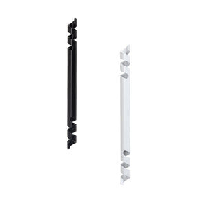 Black and white iron cord winder for pendant lights. Ideal for DIY lighting and cord length adjustment.