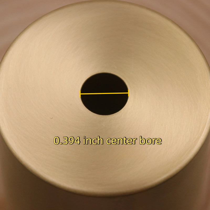4-Pack Solid Copper Lamp Cups for G9/E27/E14/E40 Holders – Anti-Oxidation Brass Shades for DIY Ceiling, Table & Floor Lamp Assembly (Indoor/Outdoor)