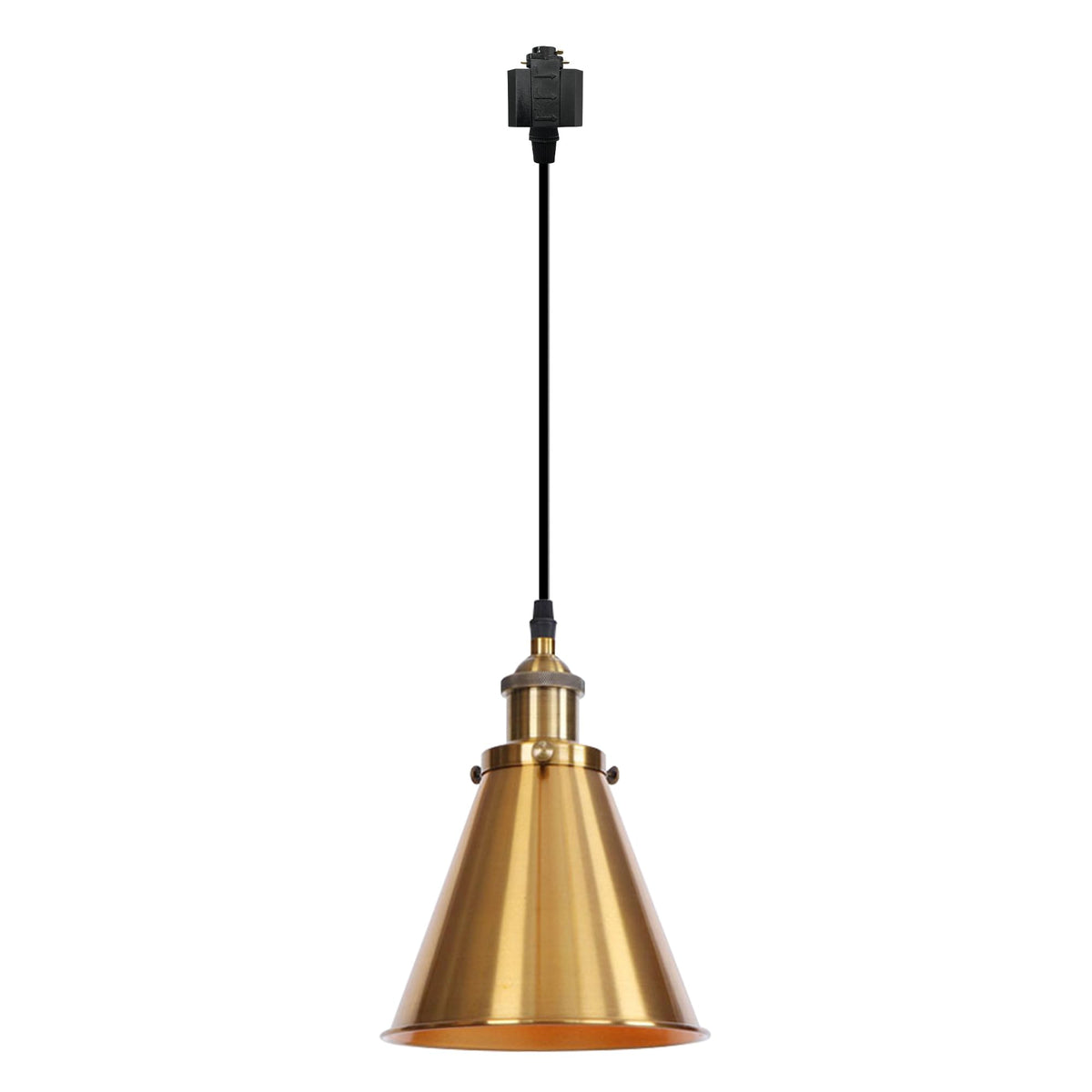 Kiven H-Type Track Lighting, 3-Light Modern Halo Track Pendant Light with Metal Lampshade,Dimmable H Track Light Pedant for Kitchen Island Home Cafe Bedroom, Cord Length 39.4",Silver Finish