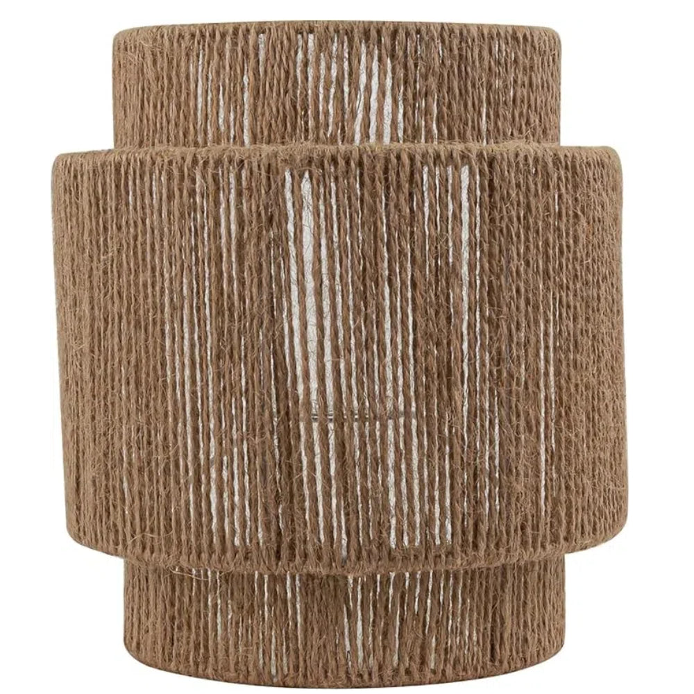 Kiven Half Lampshade, Weave Half Lampshade, Replacement Lampshade for Wall Sconce Table Lamp