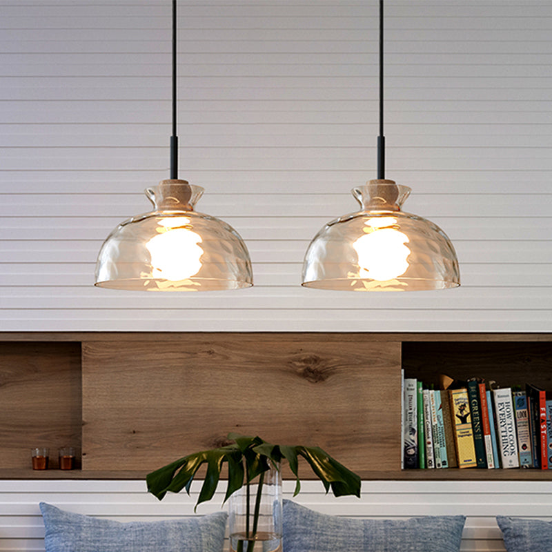 Kiven Nordic - Style Single - Head Glass Pendant Light for Dining Room, Modern Minimalist & Luxurious, Ideal for Cafe, Bedroom, Bar & Store