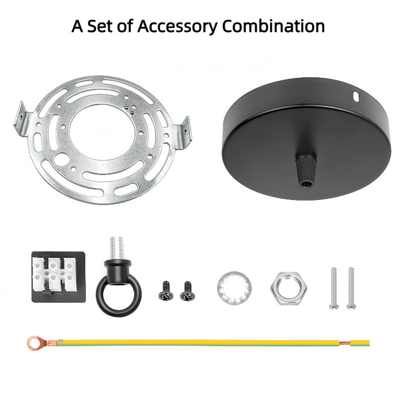 Kiven Cross - Border Lighting US - Standard Ceiling Circular Hanging Plate Combination, Amazon Lighting Octagonal Plate Installation Back Strip Bracket Set