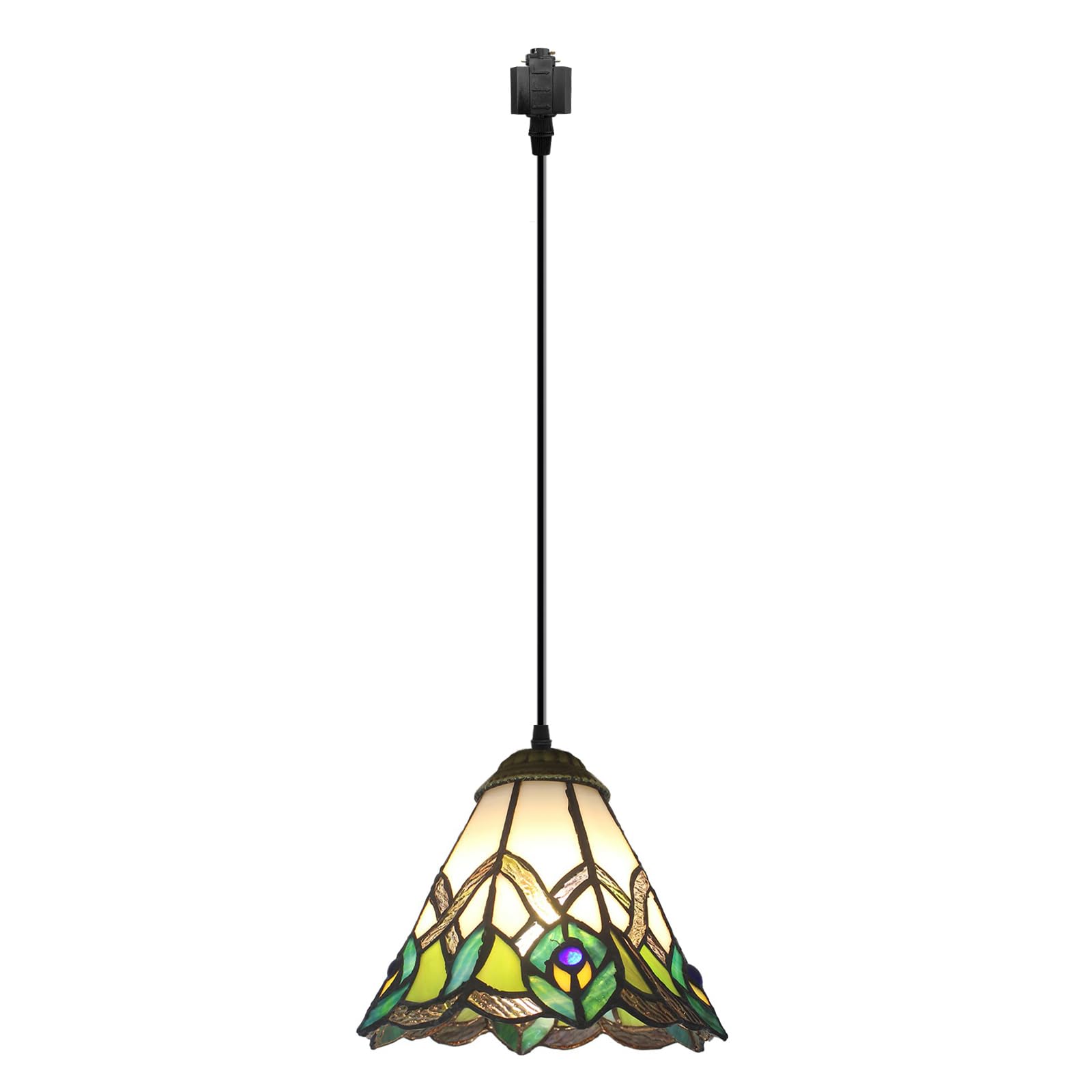 Kiven H-System 1-Light Antique Track Lighting Pendant Baroque Industrial track light with pendant light for kitchen gallery Handmade