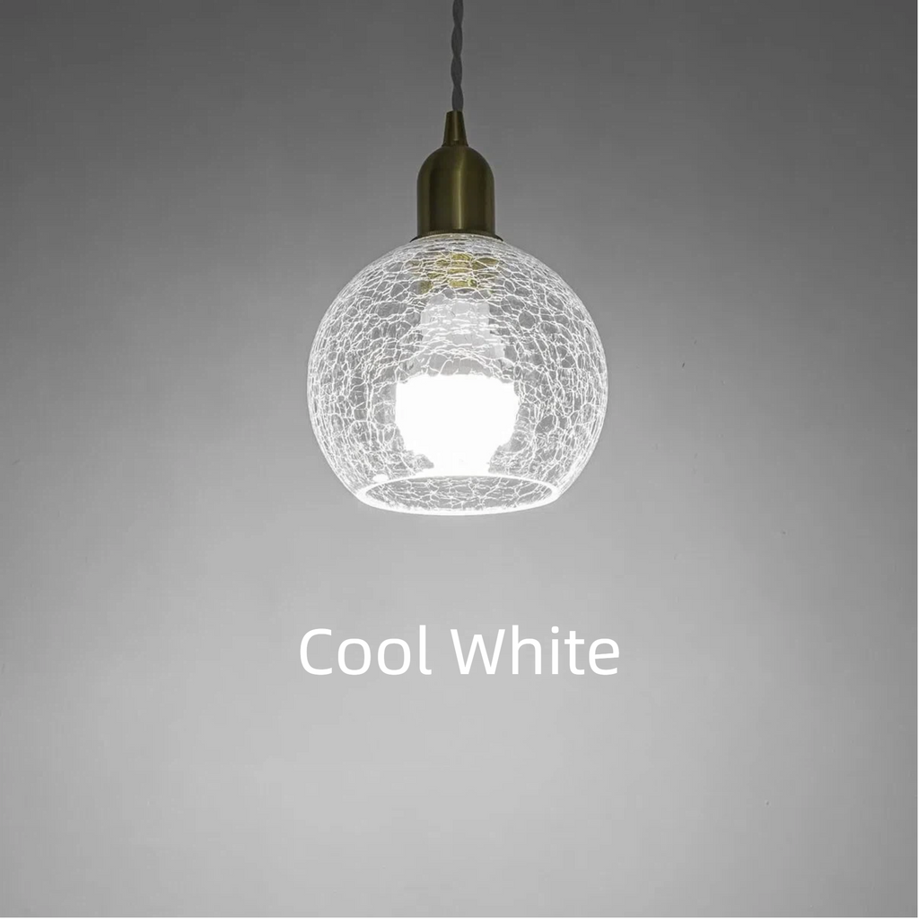 Kiven L Type 3-Pack Glass Pendant Light with Remote, Dimmable, Adjustable Length, E26 Base, Modern Nordic Hanging Light for Kitchen, Dining Room