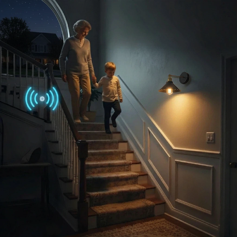 Renter-Friendly Luxury: Design Your Custom Wall Sconce with Invisible Sensor & 5-Minute DIY Install.