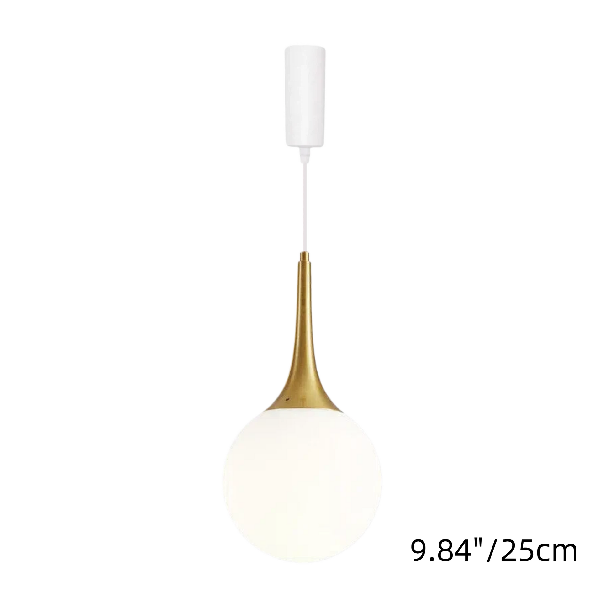 Kiven Nordic Luxury Pendant Light | Gold Electroplated Glass Globe for High-End Ambiance Lighting in Dining, Bar & Boutique Spaces